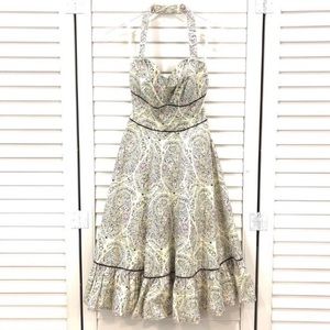 Anthropologie | Girls From Savoy White Halter Dress